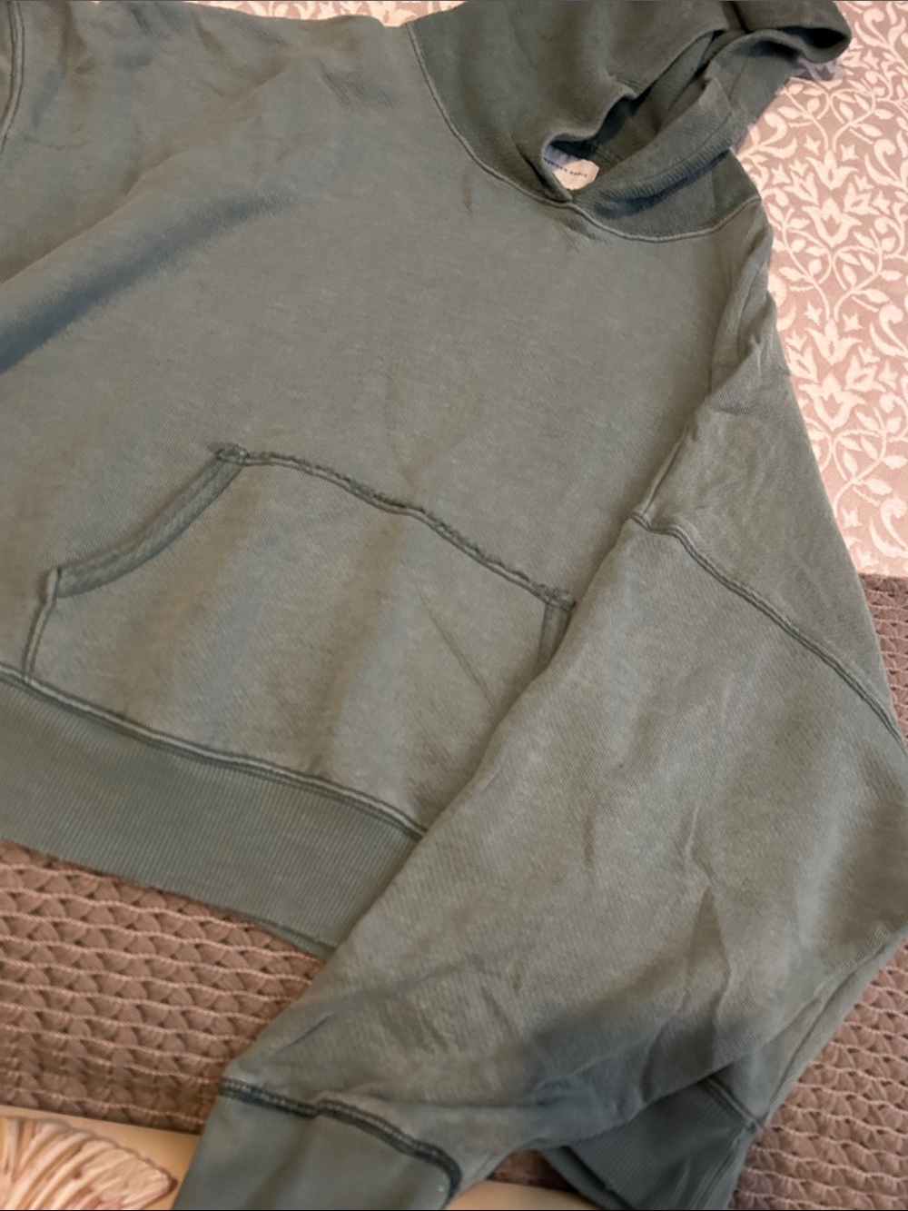 American Eagle Outfitters Olive Green Crewneck Pullover